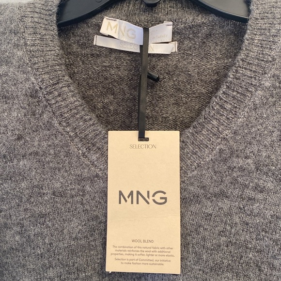 🆕 Mango Selection Wool Blend Sweater - Picture 2 of 4